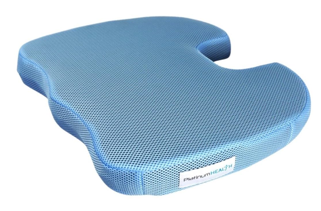 Air-Logic Smart-Cushion Premium Seat Cushion. User Adjustable Comfort. Never Bottoms Out. Self-Inflating Air/Foam Technology. Coccyx Cutout, Relieves Sciatica, Back/Tailbone Pain. Free Carry Bag (1)