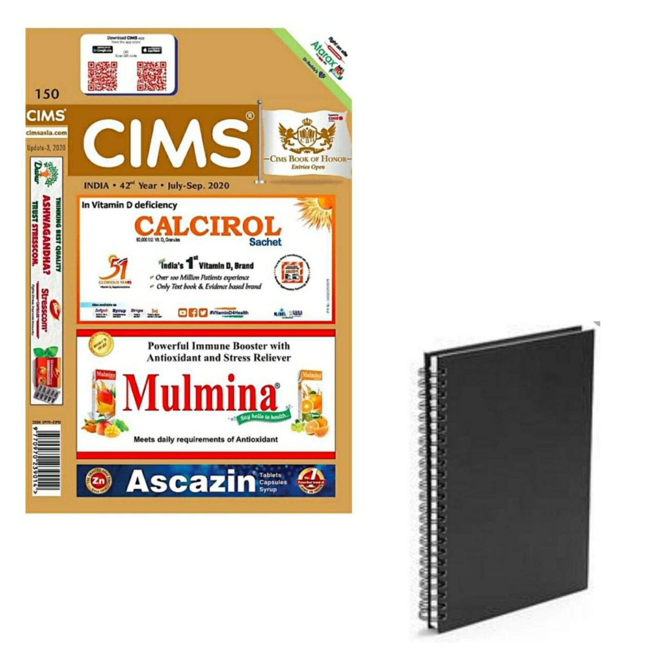 CIMS (July to October 2021) with power of your mind 100 capsules pack of 2 books Paper Bag 1 January 2021