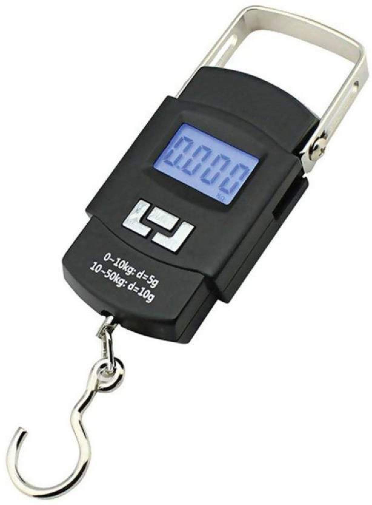 SOCHEPSOCHEP 50kg Electronic Balance Digital Fishing Postal Hanging Hook Scale