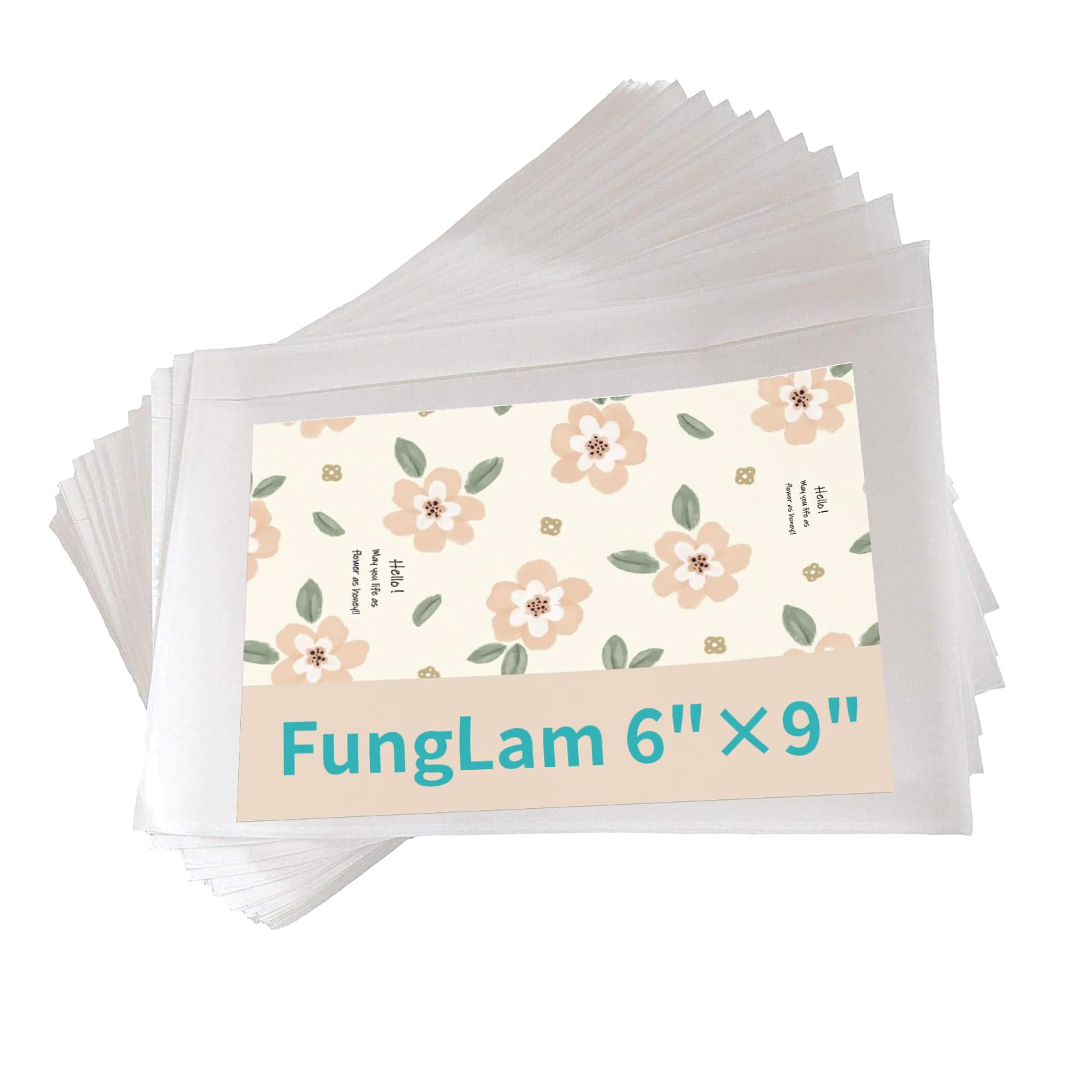 6”×9” Self-Adhesive Shipping Label Sleeves, FungLam Shipping Label Sleeves, Packing List Envelopes, Clear Top Loading Packing List, Shipping Labels Pouches For Shipping Labels/Files 200 Pack.