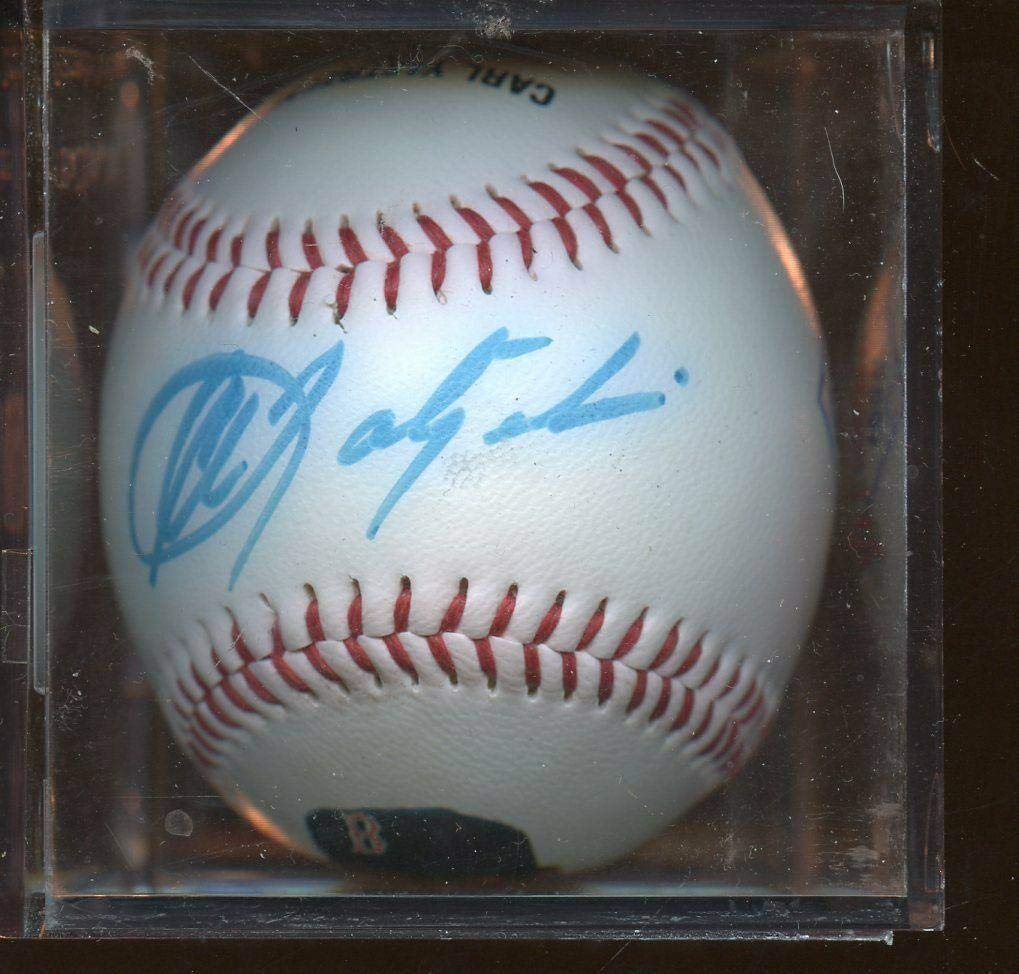 Carl Yastrzemski Single Signed Fotoball Baseball Hologram - Autographed Baseballs