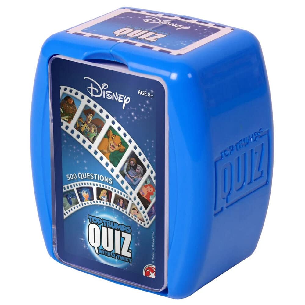 Top Trumps Disney Classic Quiz Game, 500 questions to test your knowledge and memory on Frozen, Bambi, Encanto and Ralph breaks the Internet, educational gift for ages 6 plus