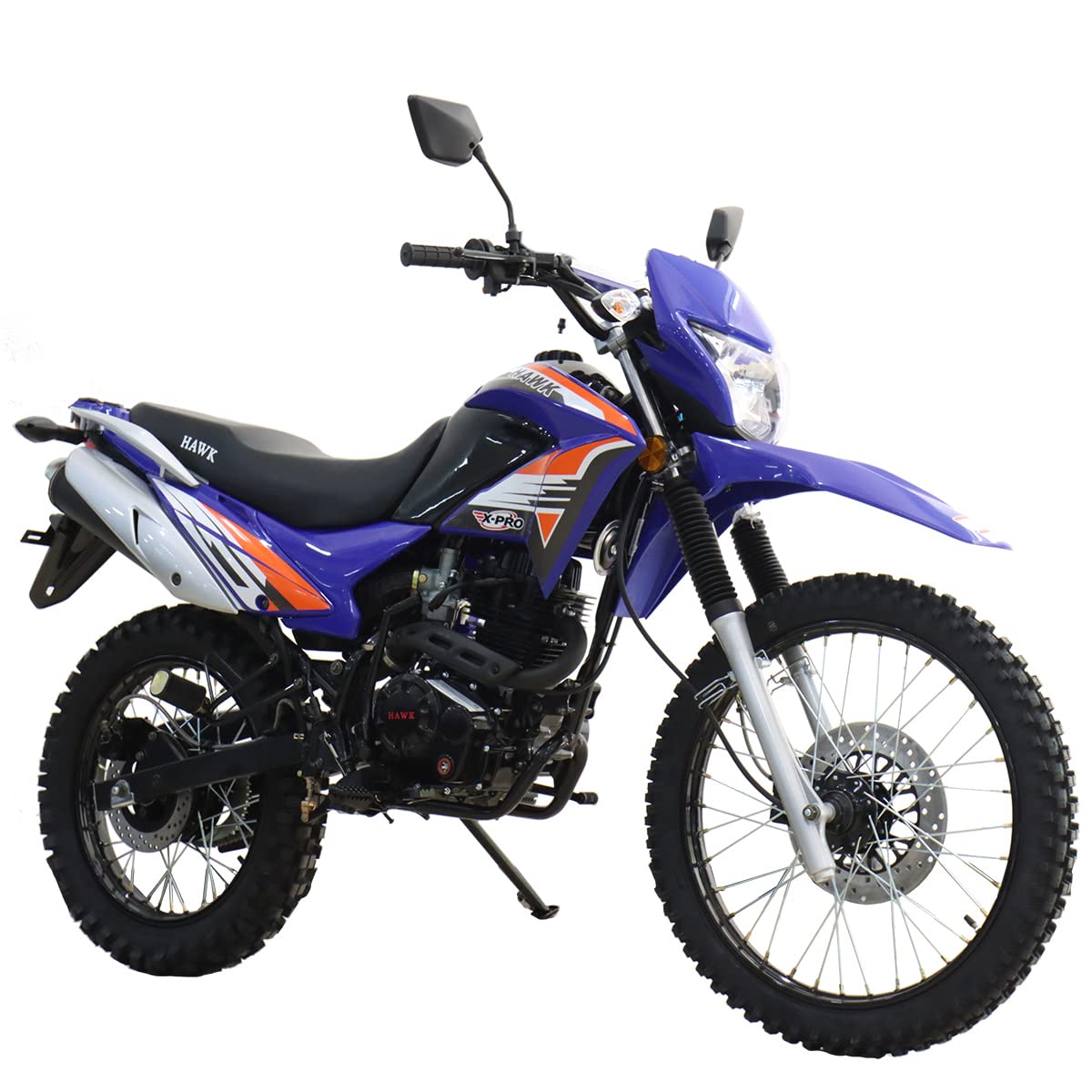 X-PRO Hawk 250 Dirt Bike Motorcycle Bike Dirt Bike Enduro Bike Motorcycle Bike,Blue