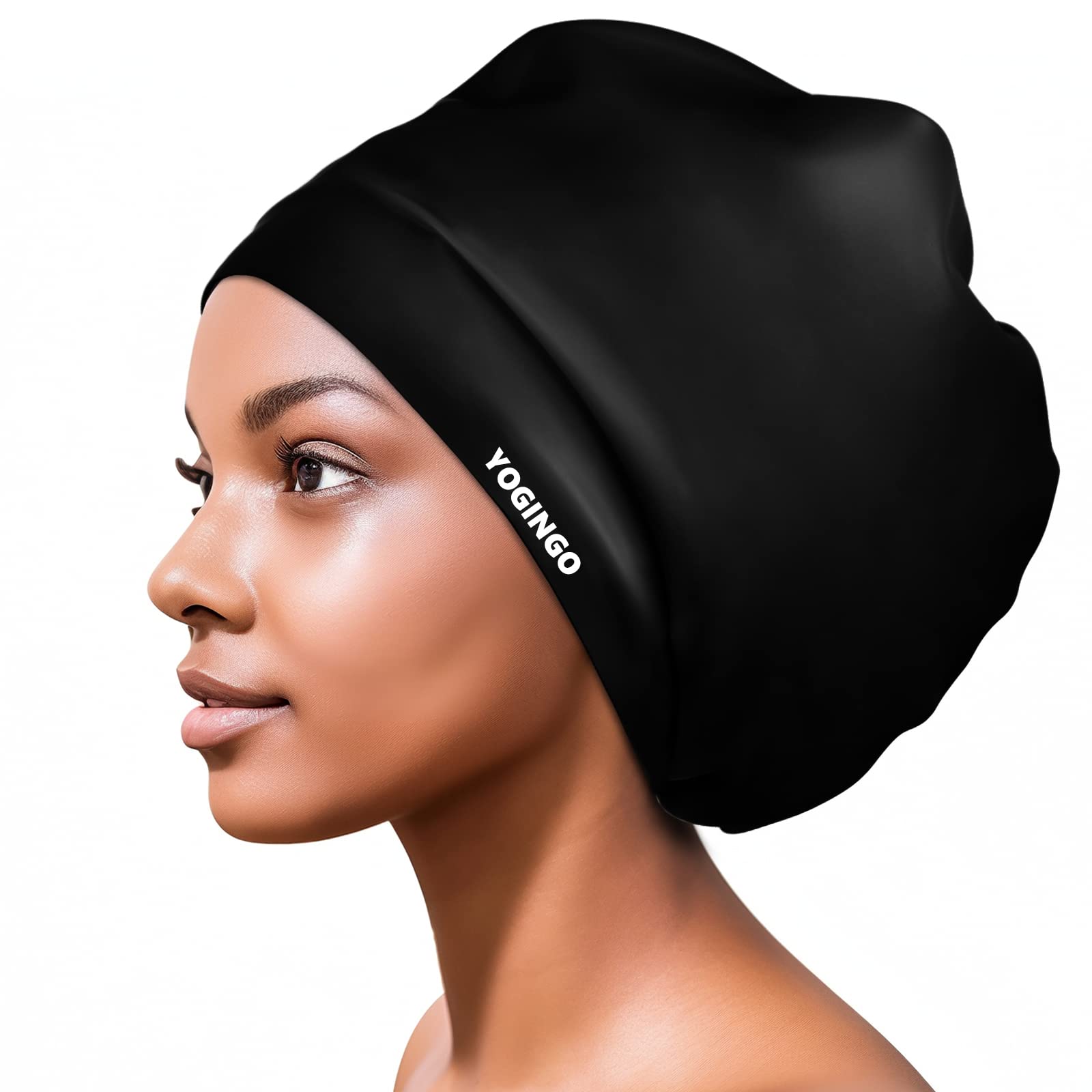 Extra Large Swim Cap - Swim Cap for Long Hair/Short Hair, Swim Cap for Braids and Dreadlocks - Silicone Swim Caps, Keep Hair Dry