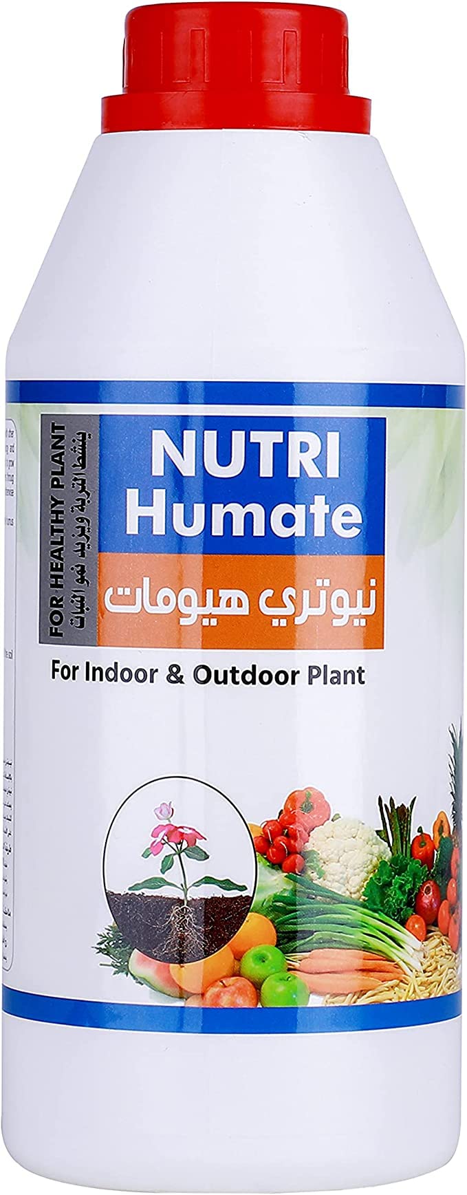 NUTRI HUMATE Liquid Organic Fertilizer, Humic Acid Enriched with Nutrients, By EBFF 1L "Garden Care"