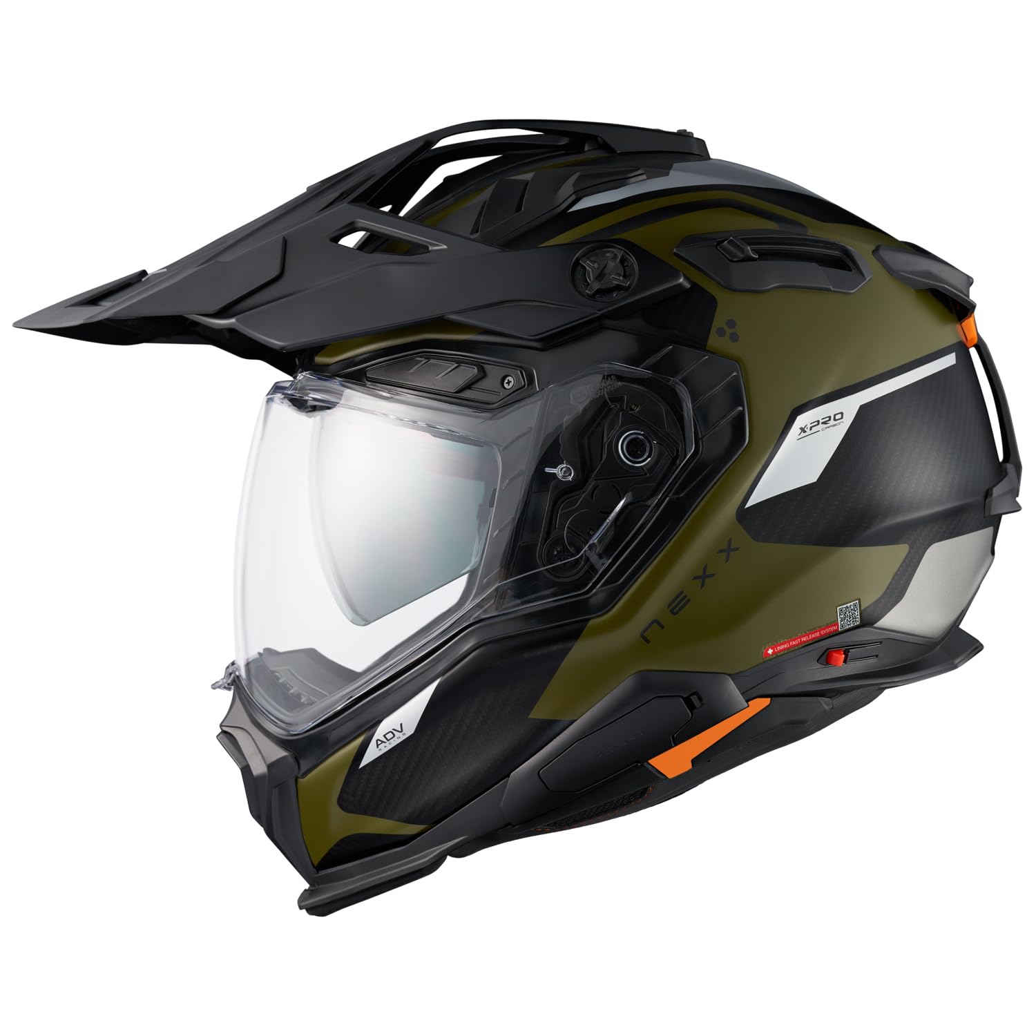 Nexx XWED3 Helmet - Keyo Green / Matte Silver - X-Large