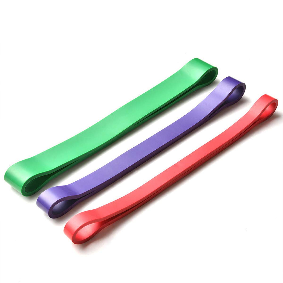 3PCS Tension Exercise Loop Strength Weight Training Fitness Equipment Natural Latex Pull UpResistance Yoga Band Exercise Resistance Loop Bands Fitness