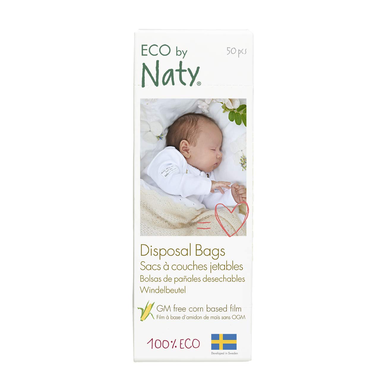 Naty Diaper Disposable Bags - 50 ct