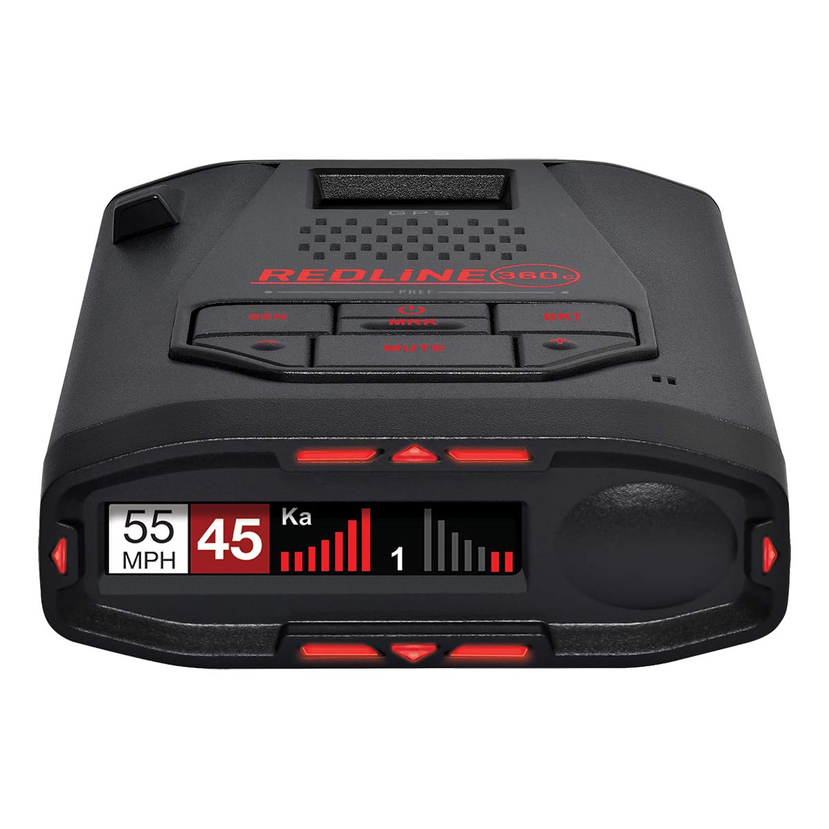 Escort Redline 360c Laser Radar Detector – Extreme Range, AI Assisted Filtering, Rapid Response Times, 360 Degree Directional Awareness, Built-in WiFi, GPS Based, Escort Live App