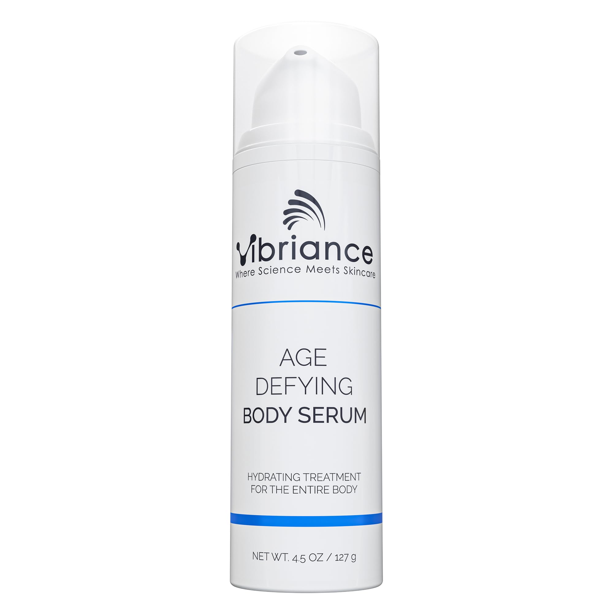 VibrianceAge Defying Body Serum, 4.5 Fl Oz - Anti Aging & Ultra Hydrating Serum - Infused with Hyaluronic Acid - Fast-Absorbing Skin Serum - Crepe Corrector for Wrinkles & Dryness