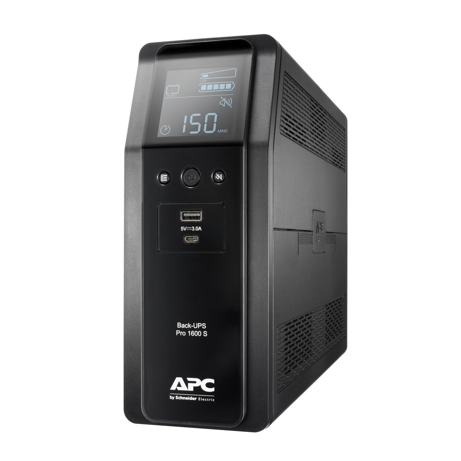 APC by Schneider Electric Back UPS PRO - BR1600SI - UPS 1600VA (8 IEC outlets, LCD interface, sinewave power output)