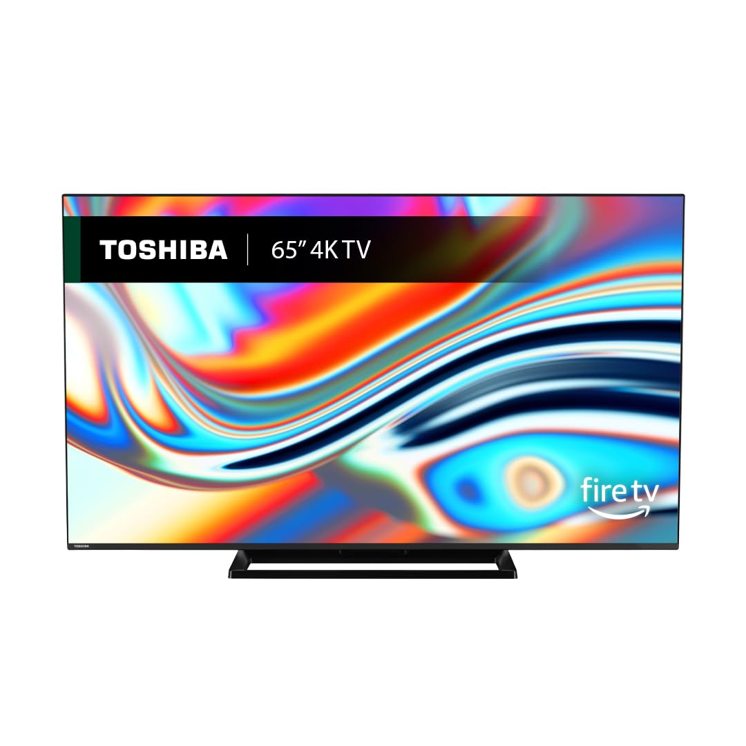 Toshiba UF3F 65 Inch Fire 4K HDR TV, TRU Picture Engine, HDR10, Dolby Vision & Atmos, Sound by Onkyo, DTS Virtual X, Alexa Voice Remote [Energy Class E]