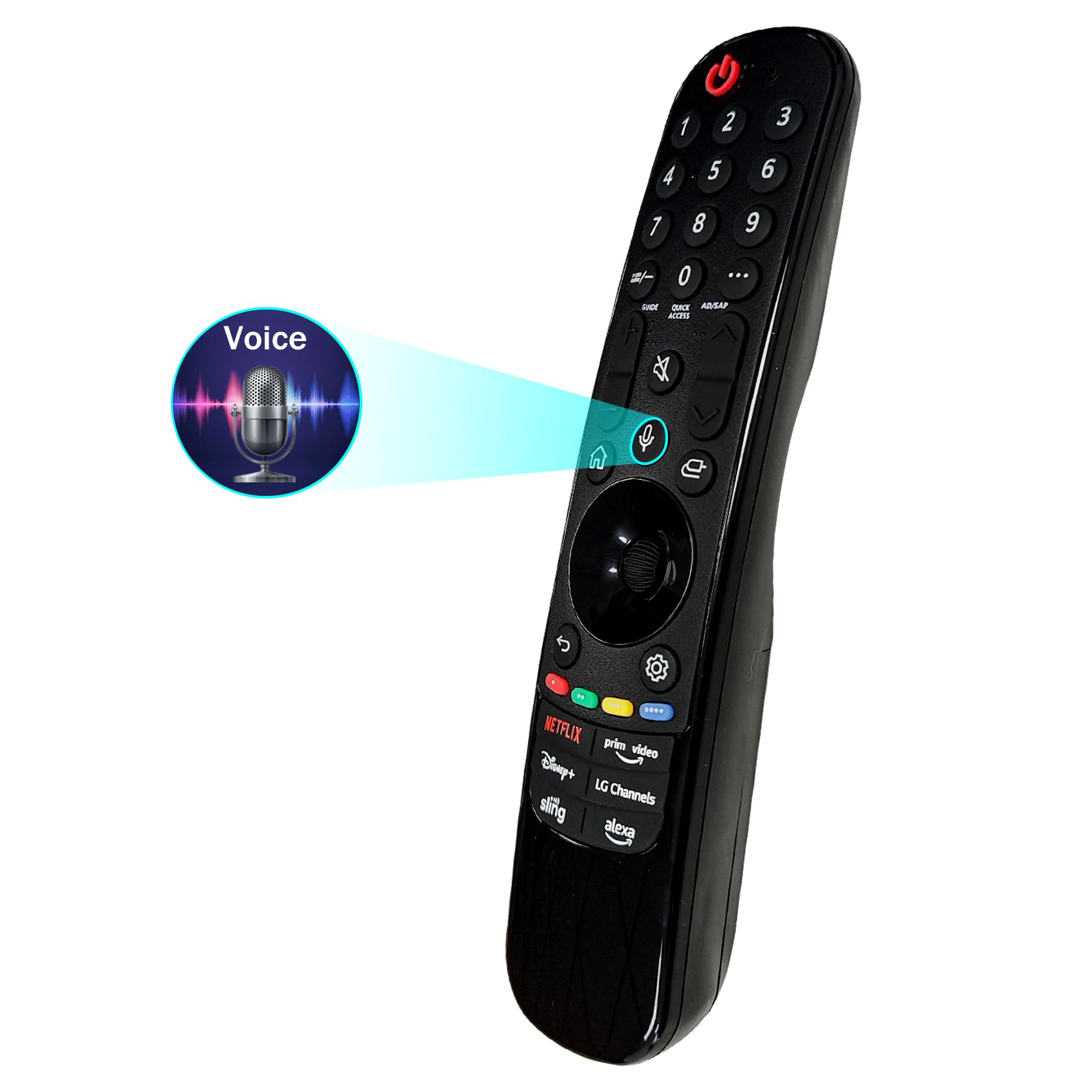 𝙐𝙥𝙜𝙧𝙖𝙙𝙚𝙙 MR23GA MR23GN Magic Remote for LG Smart TV, Compatible with LG TVs Since 2019-2023 with Voice/Pointer Replace AN-MR21GA AN-MR22GA AN-MR22GN AN-MR23GN AKB76043102, 5Year Warranty