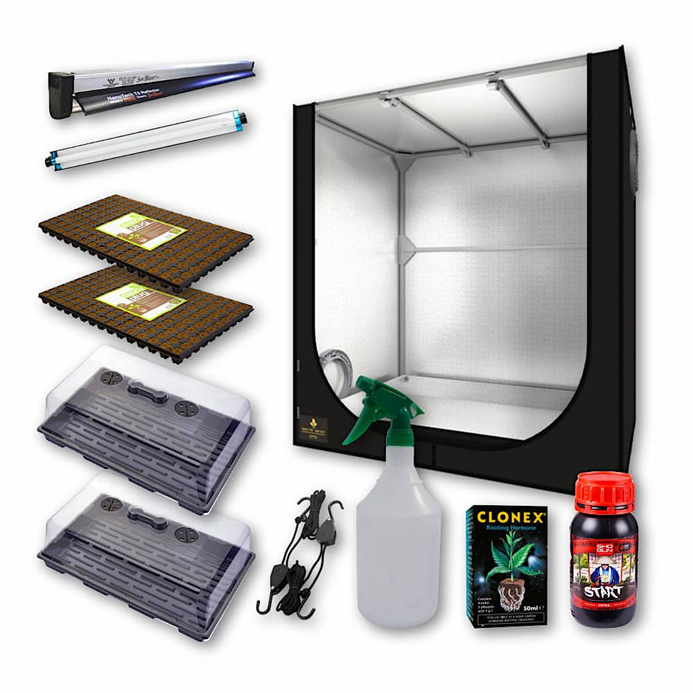 Secret Jardin DP90 90x60x98 Propagation Grow Tent Kit Sunblaster Nanotech LED