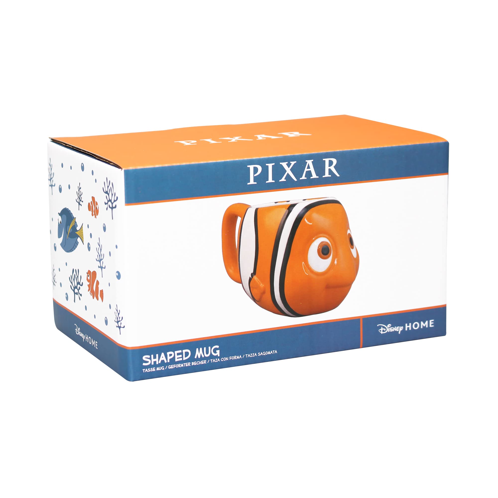 Disney Finding Nemo Shaped Mug - Nemo - 3D Mug - Office Mug Gifts, Orange