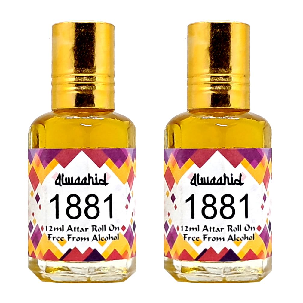 1881 BY ALWAAHID | LONG LASTING FRAGRANCE | 12 ML ROLL ON ATTAR PACK OF 2