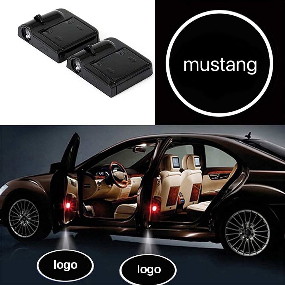 2PCS Car Door Projector Light Led Welcome Lights Car logo Suitable For All Models (fit m-g)