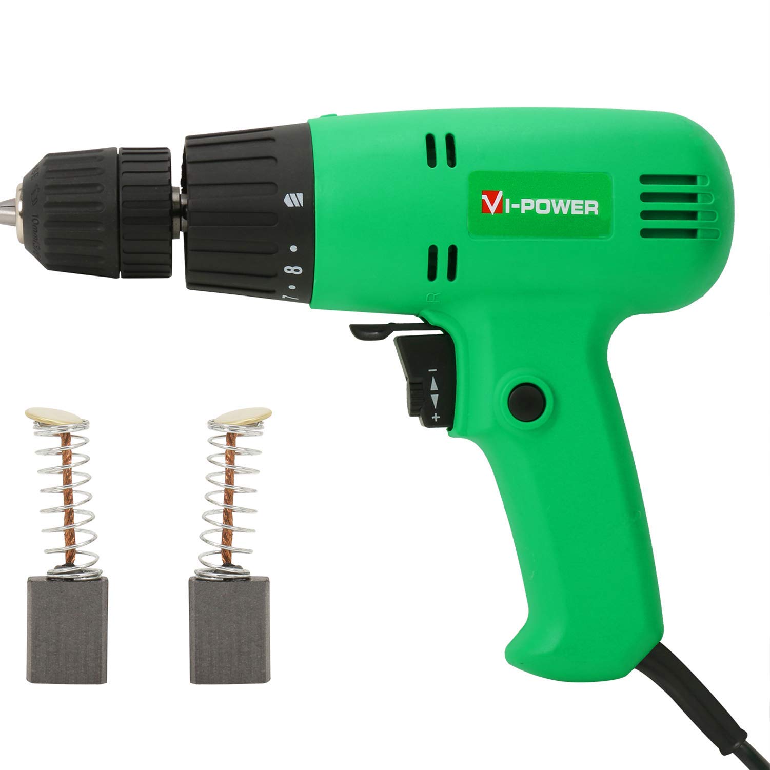 SuzecVi Power 220V 50Hz, 280W Screw Driver Drill, Chuck Size 10 Mm, Green (Vp 1003)