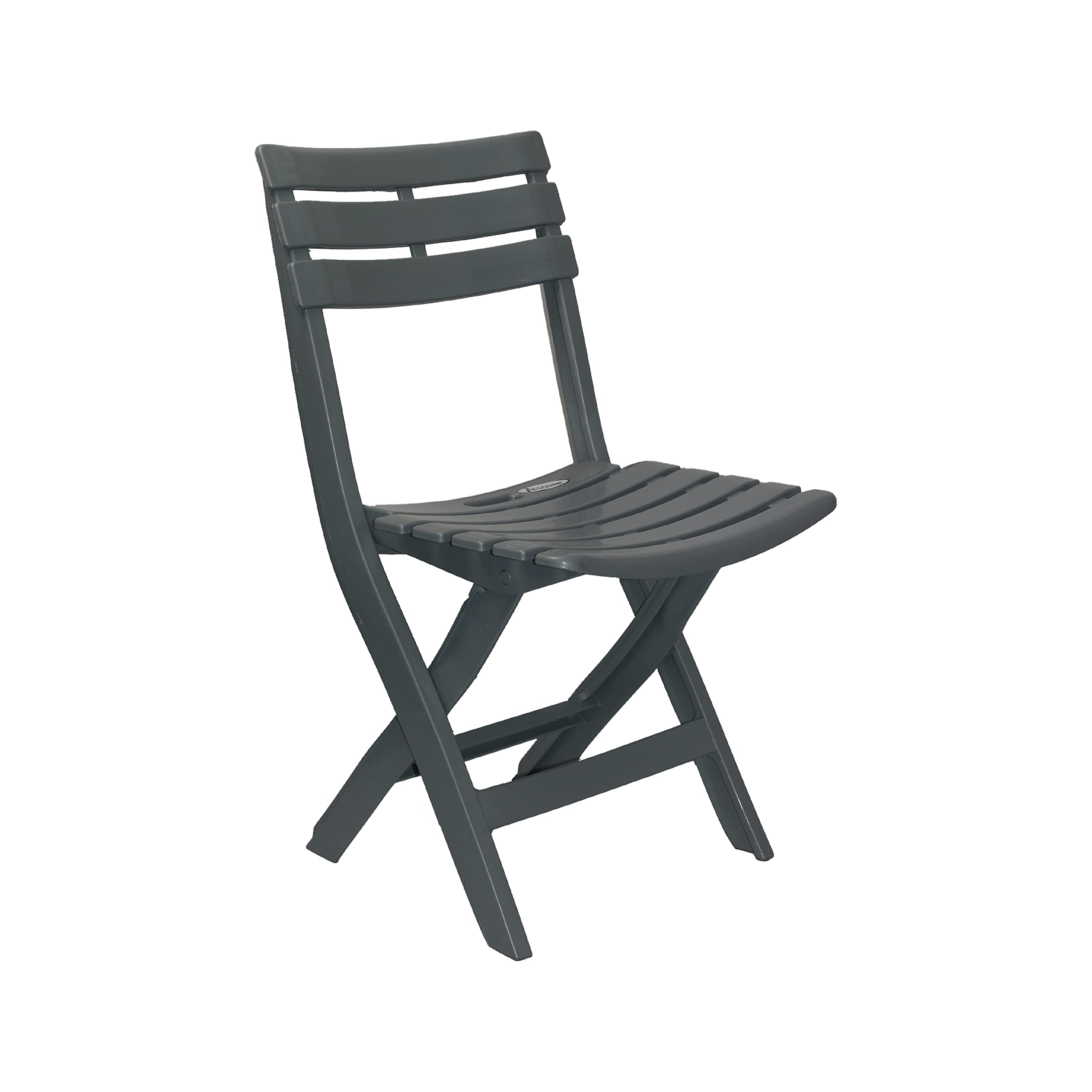 Esqube Adults Folding Chair Patio Lawn Garden/Outdoor camping Chair Grey Color