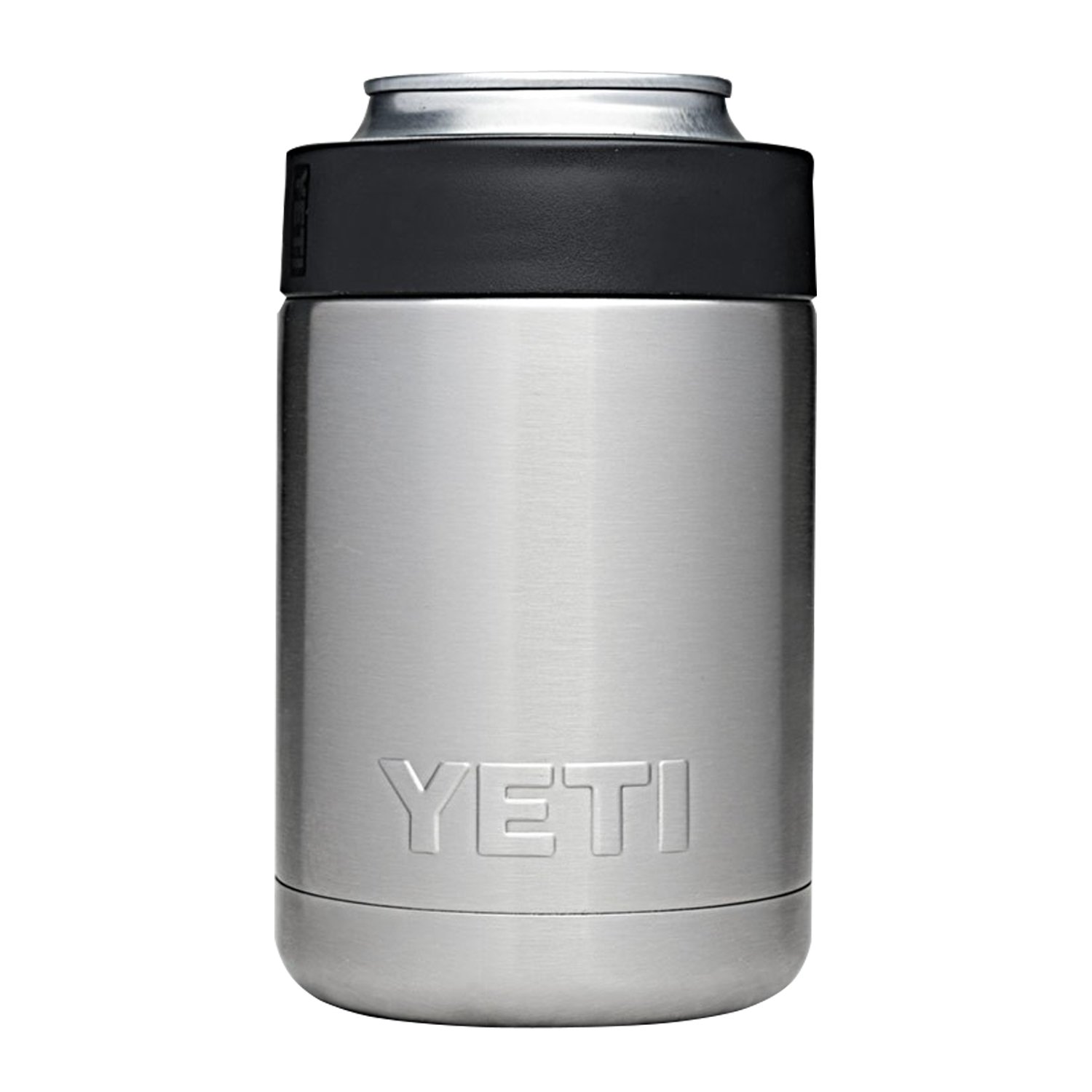 YETI Stainless Steel Rambler Colster Can and Bottle Holder Silver One Size,12 ounce