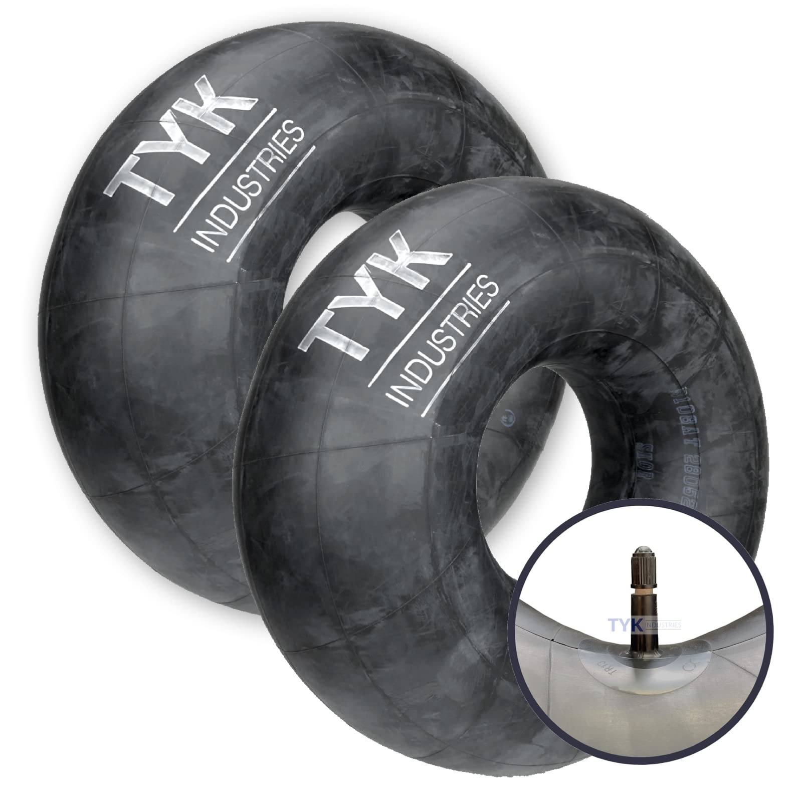 Two TYK 26x12-12, 26x12.00-12 ATV Industrial Tire Inner Tubes with TR13 Valve Stems