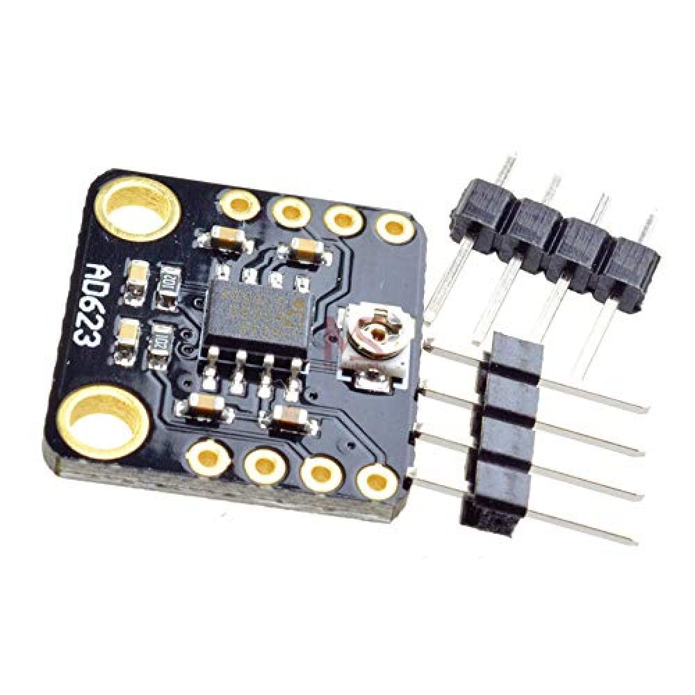 Techtonics High Accuracy AD623 Programmable Gain Digital DC Instrument Amplifier Board Module