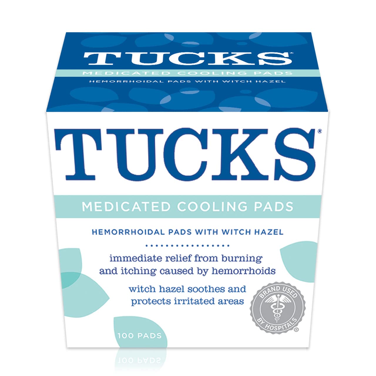 TUCKS Medicated Cooling Pads 100 Each (Pack of 3)