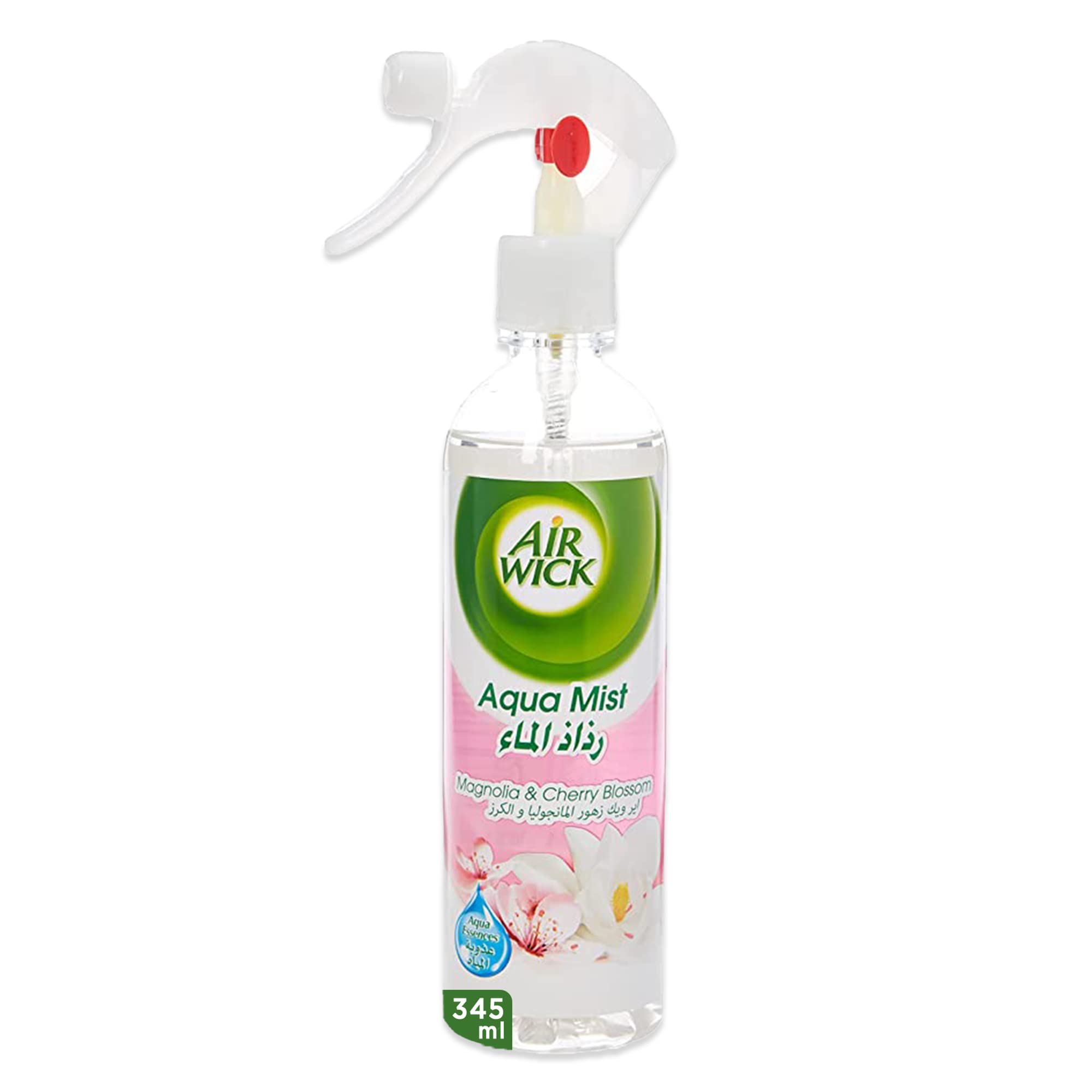 Air Wick Aqua Mist Air Freshener, Magnolia & Cherry Blossom Fragrance, Eliminates Bad Odour like Cat Litter Smell, 345 ml