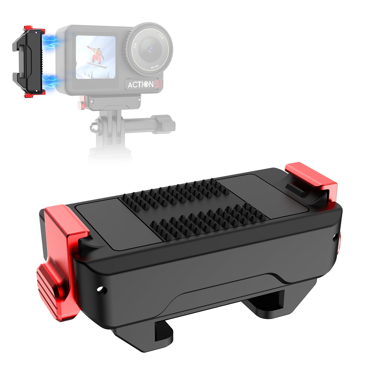 HAFOKOOsmo Action Cold Shoe Expansion Kit Compatibility for DJI Osmo Action 5 Pro, Osmo Action 4, Osmo Action 3