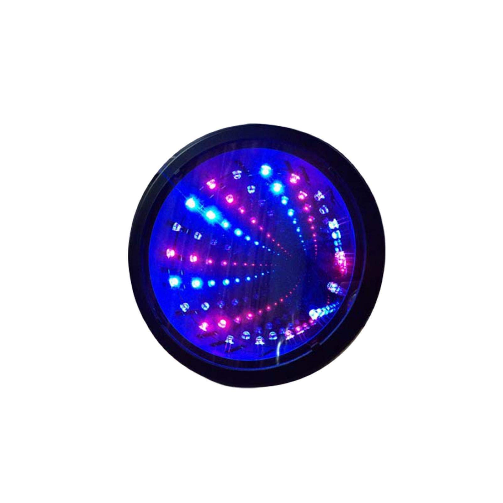 Faderr Tunnel Lamp 3D Infinity Mirror Tunnel Light,Led Night Light 3D Mirror Light for Christmas, Party, Wedding, Living Room Decor Sensory Lights(Colorful)