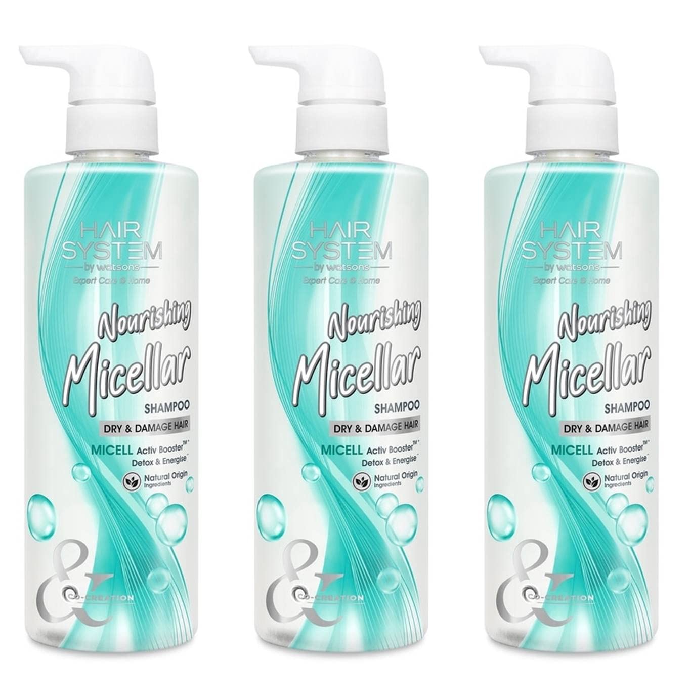 Micellar Botanical Nourishing Shampoo 16.90 Fl Oz. (Pack of 3)