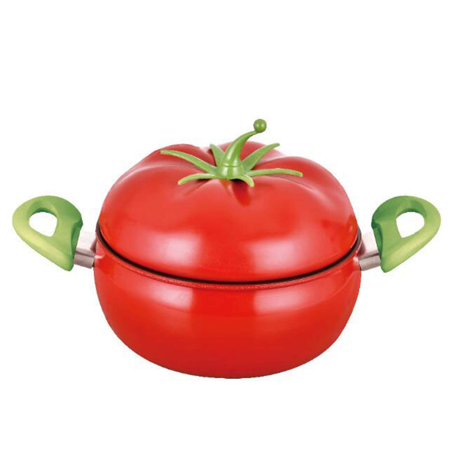 XinLuMing Enamel Suppose Pot, Cast Iron Tomato Cocat, Non-stick Pot, Multifunction Cooking Pot, Nickel Free Supply Pot, Slow Cooker, Stew, Casserole A Tomato (Color : Red)