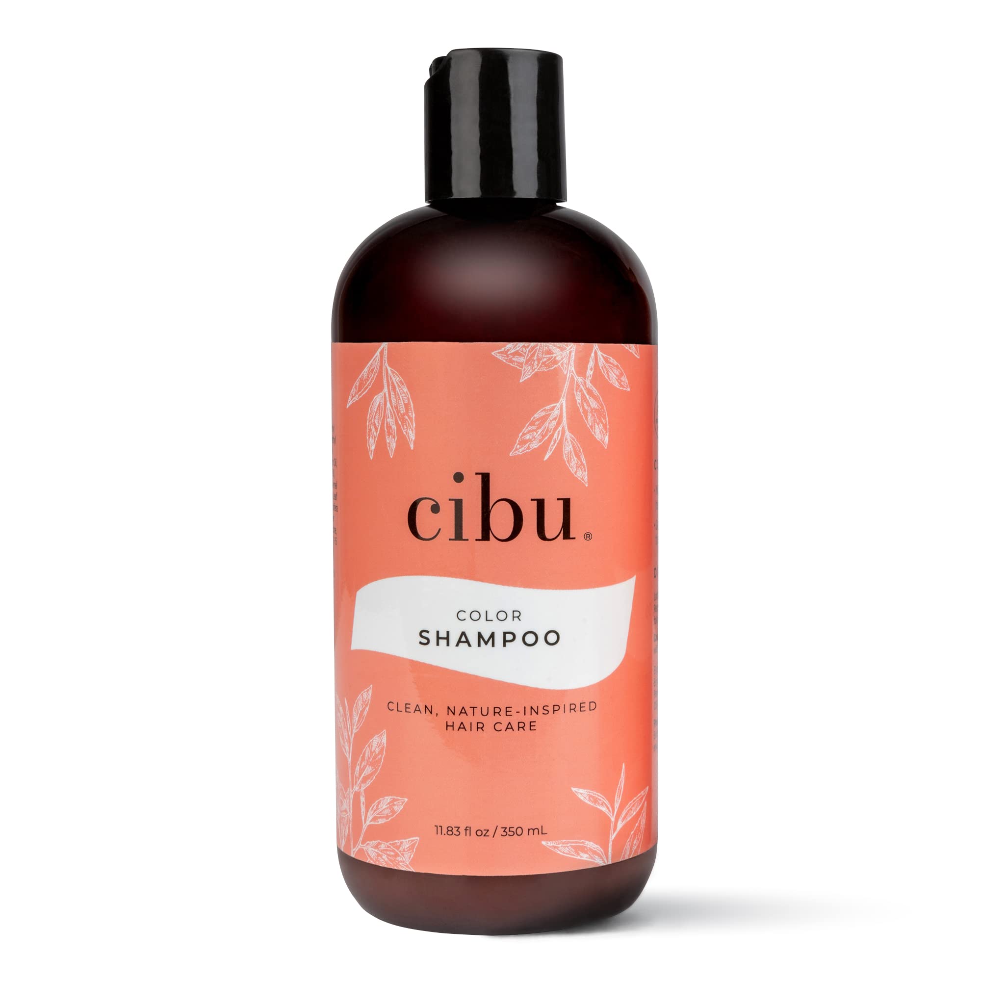 CIBUColor Shampoo 30011 For Dry, Color-Treated Hair | Gently Cleanses, Hydrates And Strengthens | For All Hair Types | Protects Color | Revitalize Hair and Scalp | Refreshing Scent 11.83fl oz