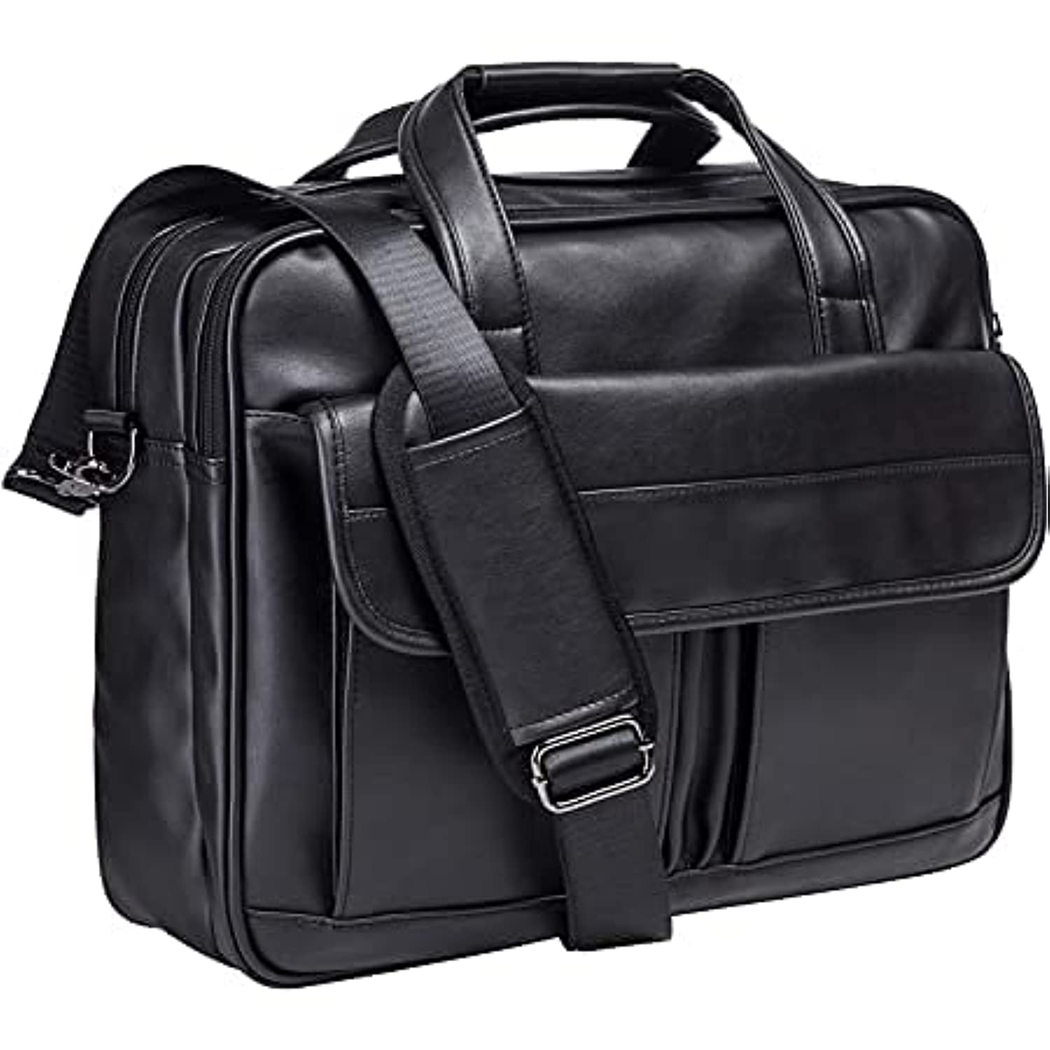 seyfocnia Herren Business Reise Aktentasche Leder Handgemachte Messenger Bag Laptop Tasche