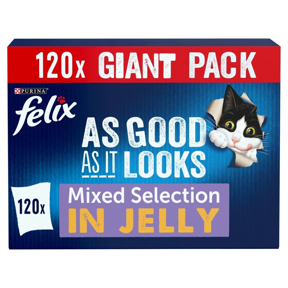 FelixAs Good As it Looks Mixed Selection in Jelly Wet Cat Food 120x100g