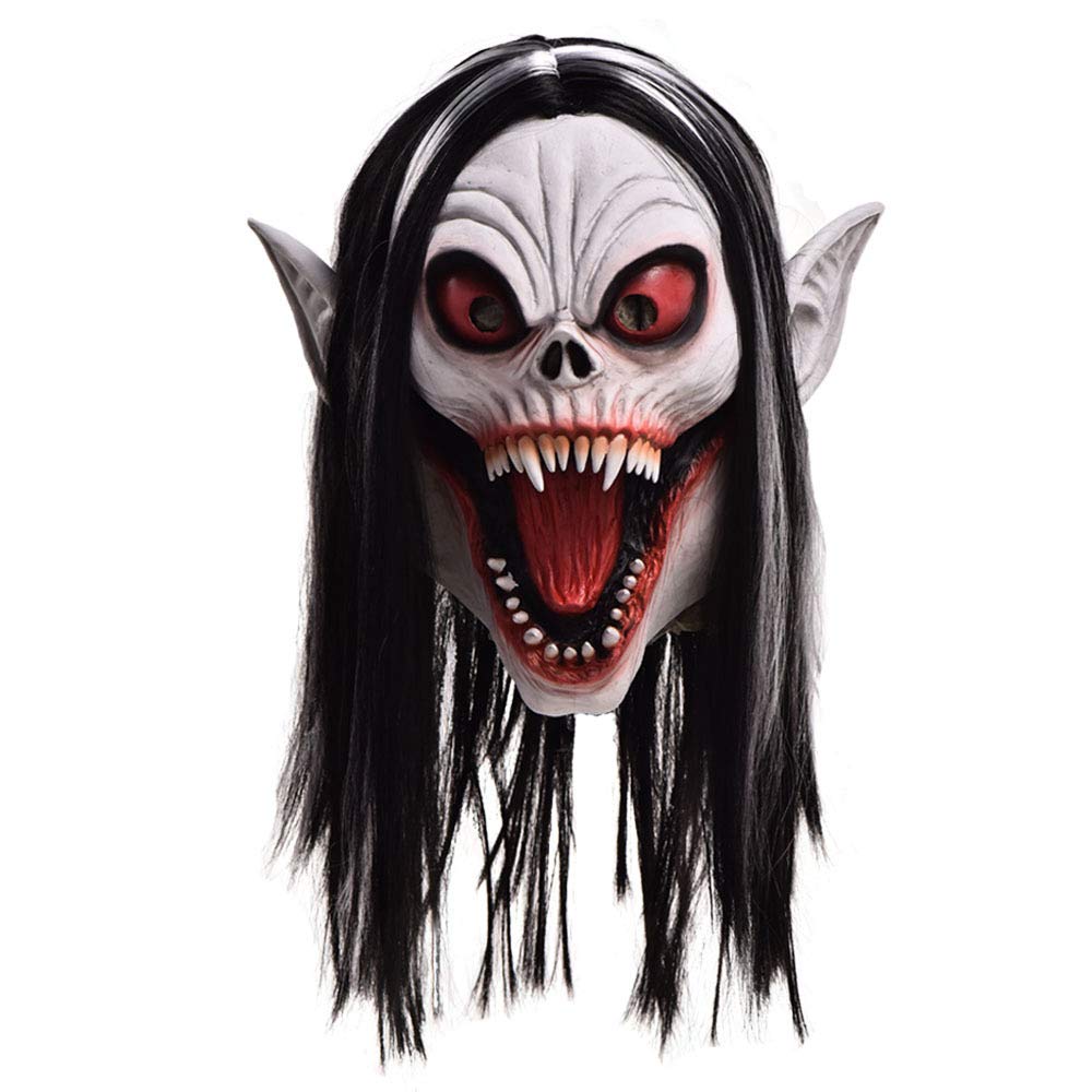 Zombie Vampire Mask Demon Killer Creepy Walking Monster Horror Halloween Party Costume Accessory