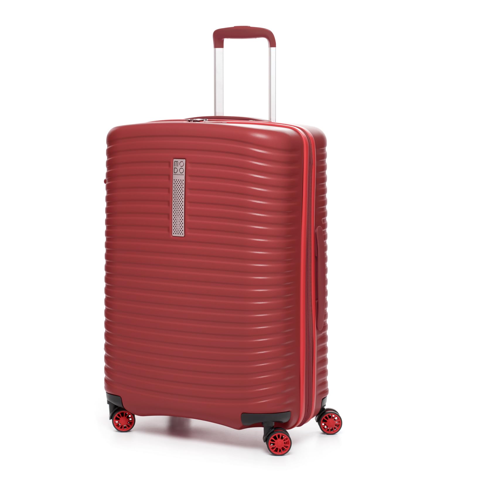 MODO BY RV RONCATORigid Suitcase with Expandable Centre and 4 Swivel castors, Red, 67