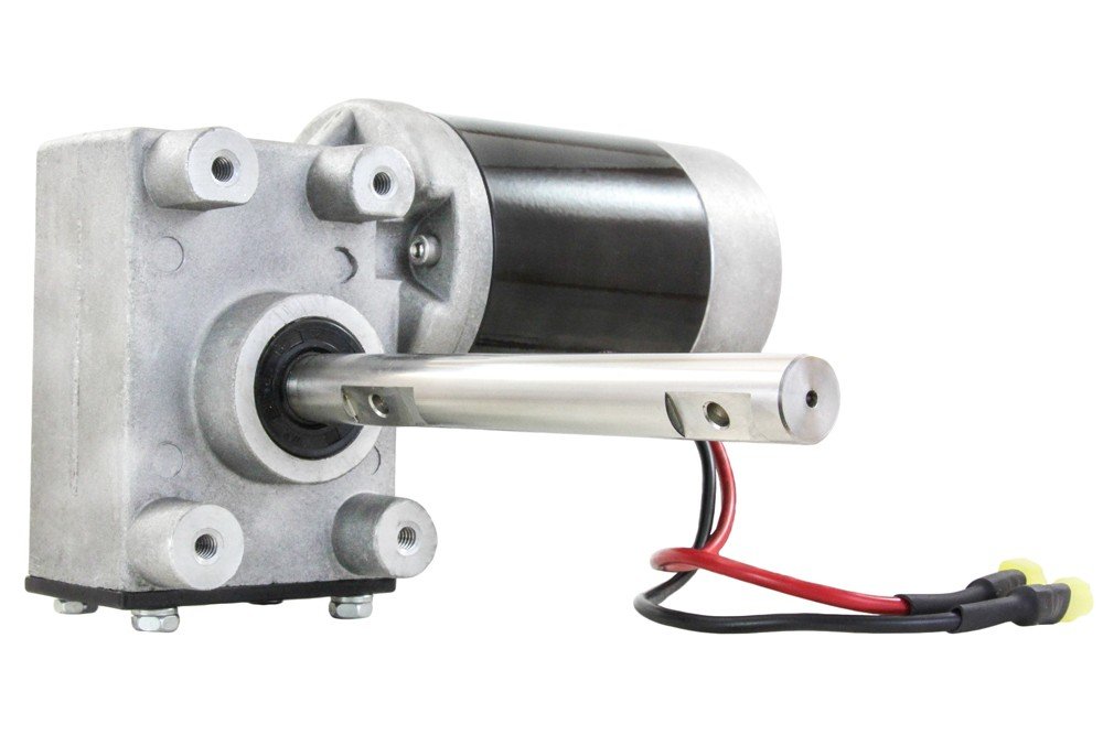 RAREELECTRICAL NEW SALT SPREADER MOTOR AND GEAR BOX COMPATIBLE WITH SNOW-EX SALT SPREADER 575 1075 SP3000 SP6000 SP8000 CURTIS MEYER AND LESCO MODELS BY TRYNEX(SNOW-EX) D6106 D6107 D6107-06 D610706