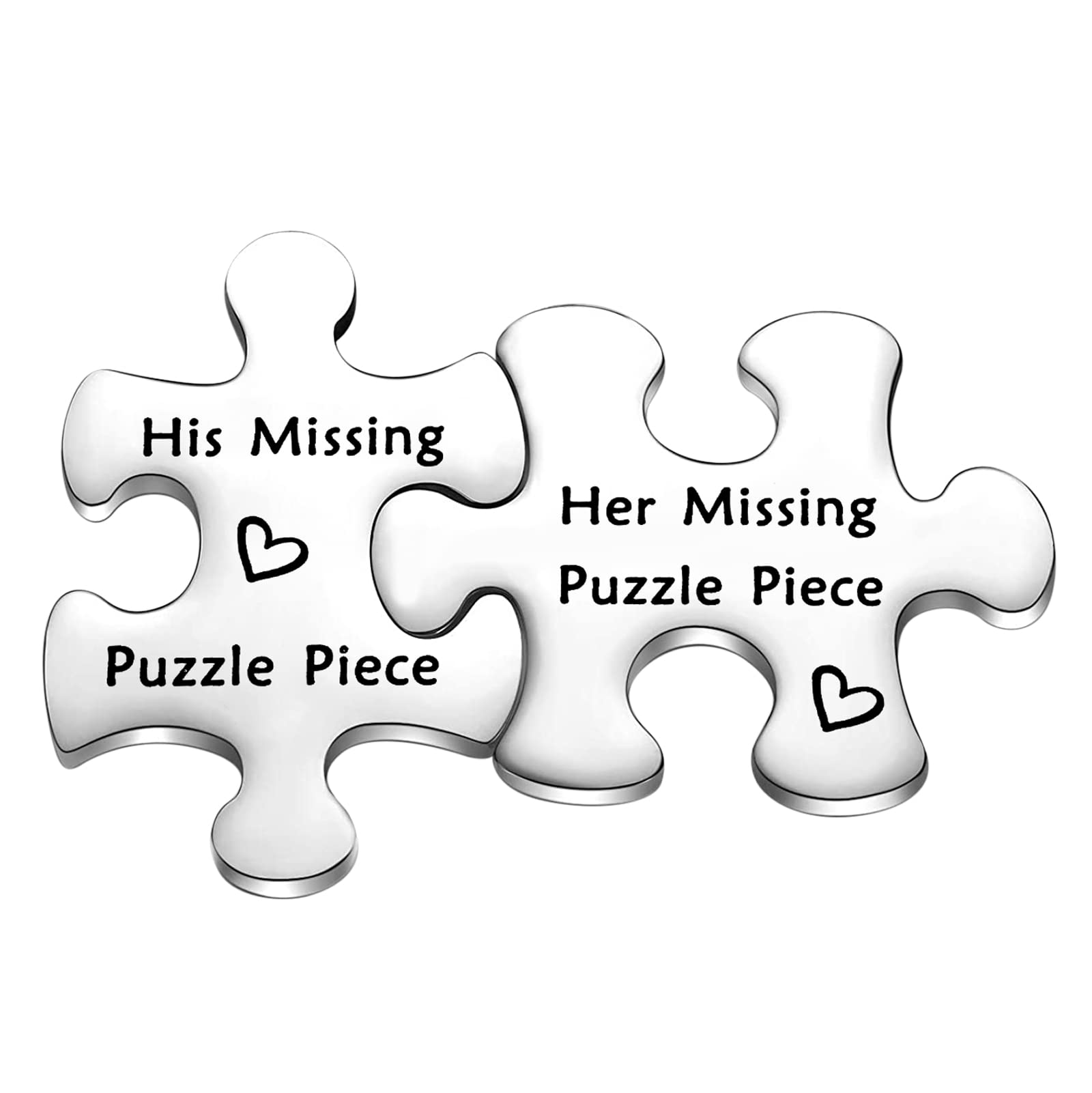 KUIYAIYou are My Missing Piece Token Puzzle Piece Deployment Gift Pocket Token Gift Long Distance Relationship Gift Couple Gift