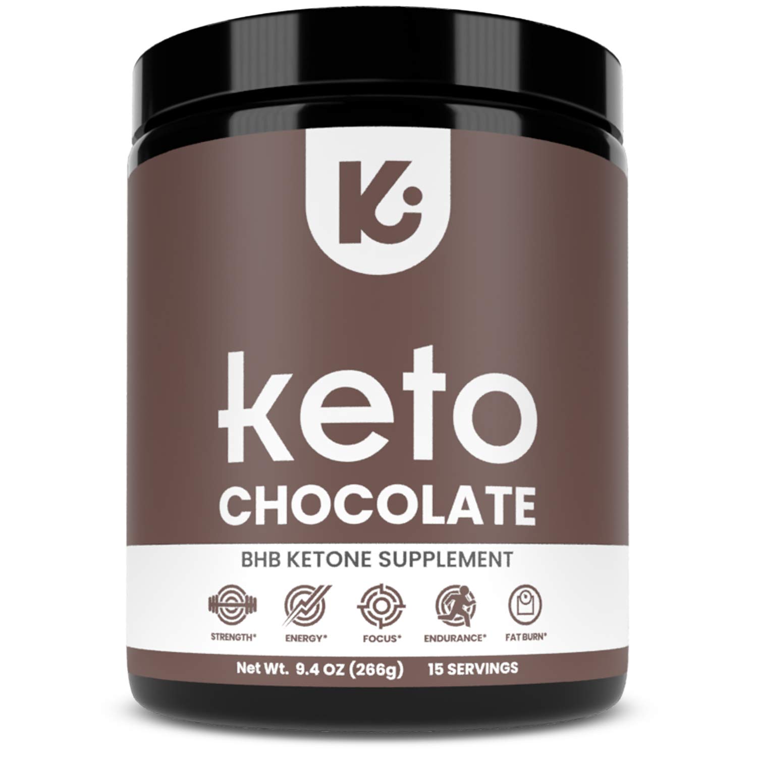 Keppi Exogenous Ketones Chocolate BHB Powder Supplement: BHB Chocolate Ketones Formulated to Increase Energy, Burn Fat, Maintain Ketosis and Mental Focus