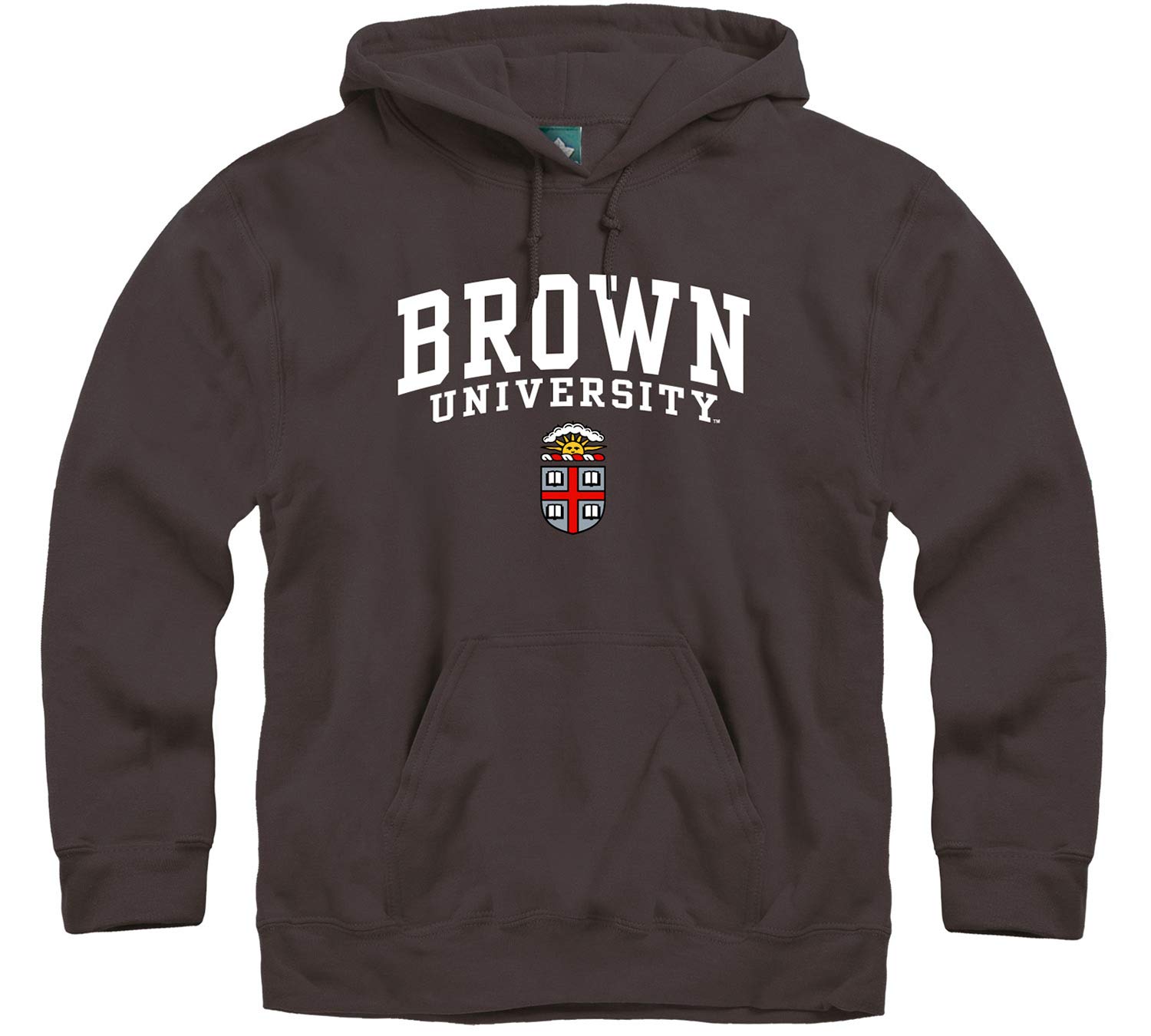 Hooded Sweatshirt, Unisex, Cotton/Poly Blend, Heritage Logo Grey