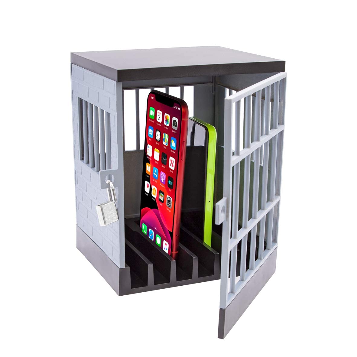 Global Gizmos 54029 Mobile Phone Jail Cell Lock Up / Novelty Gift / Phone Storage / Productivity Booster