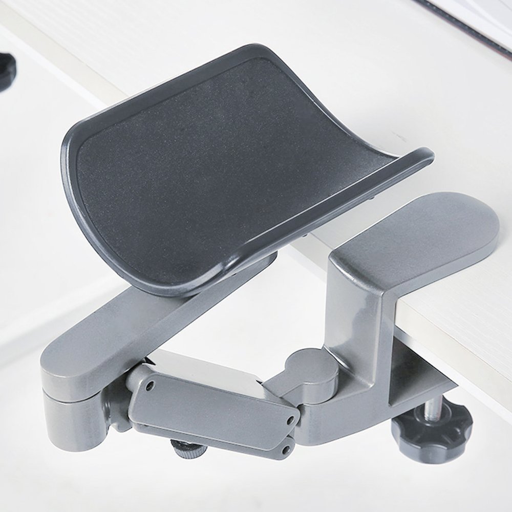 FUZADELArm Rests Ergonomic Arm Rest Rotating Computer Arm Rest Support Office Chair Arm Pads Hand Wrist Rest with Wrist Rest 360 Degrees rotatable