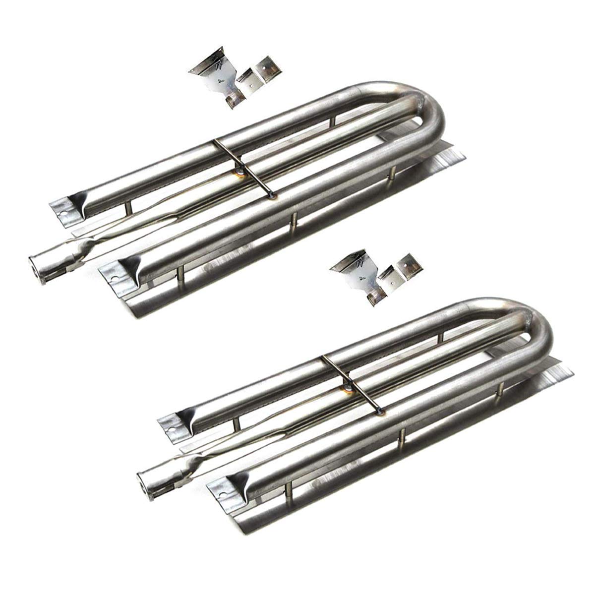 SA5481(2-Pack) 21 7/8" Stainless Steel Viking Grill Burner Replacement for Viking 316-911, VGBQ 30, VGBQ 41, VGBQ 53 in T Series, VGBQ030-2T, VGBQ300-2RT/E, VGBQ3002RE, VGBQ3002RE1, VGBQ3002RT