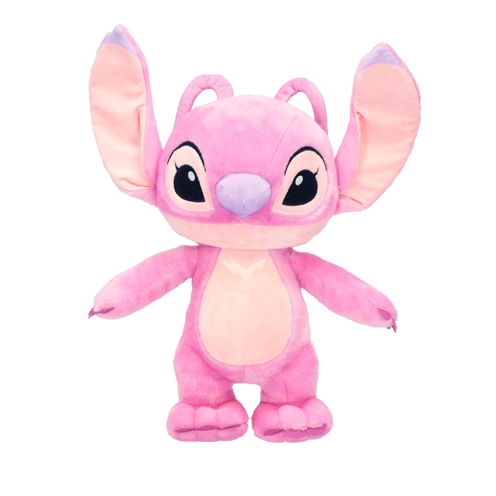 KIDS PREFERRED Disney Baby Lilo & Stitch Angel Soft Huggable Stuffed Animal Cute Plush Toy for Toddler Boys and Girls, Gift for Kids, Pink Angel 16 Inches