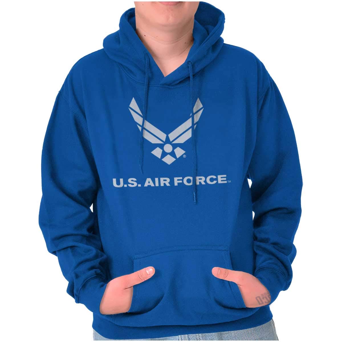 Brisco BrandsUS Air Force Symbol USAF Official Hoodie Sweatshirt Women Men