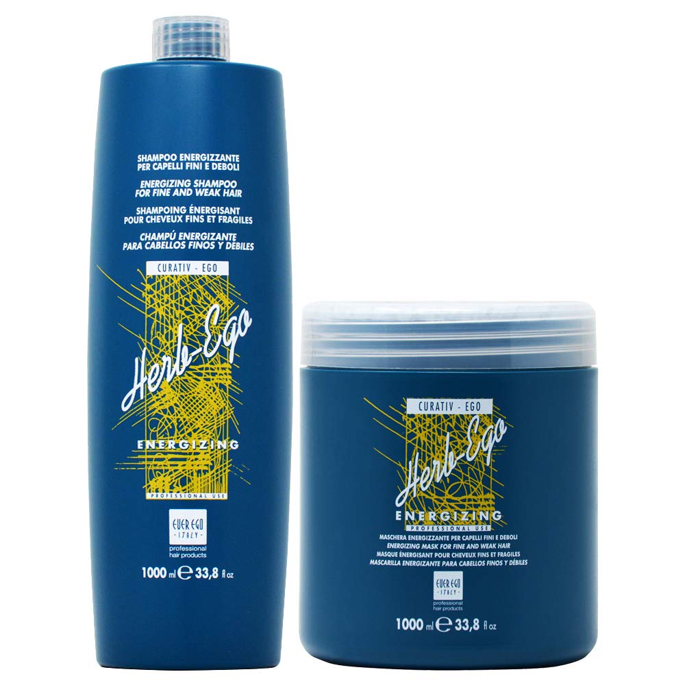 Ever Ego Herb Ego Energizing Shampoo + Mask 33.8oz