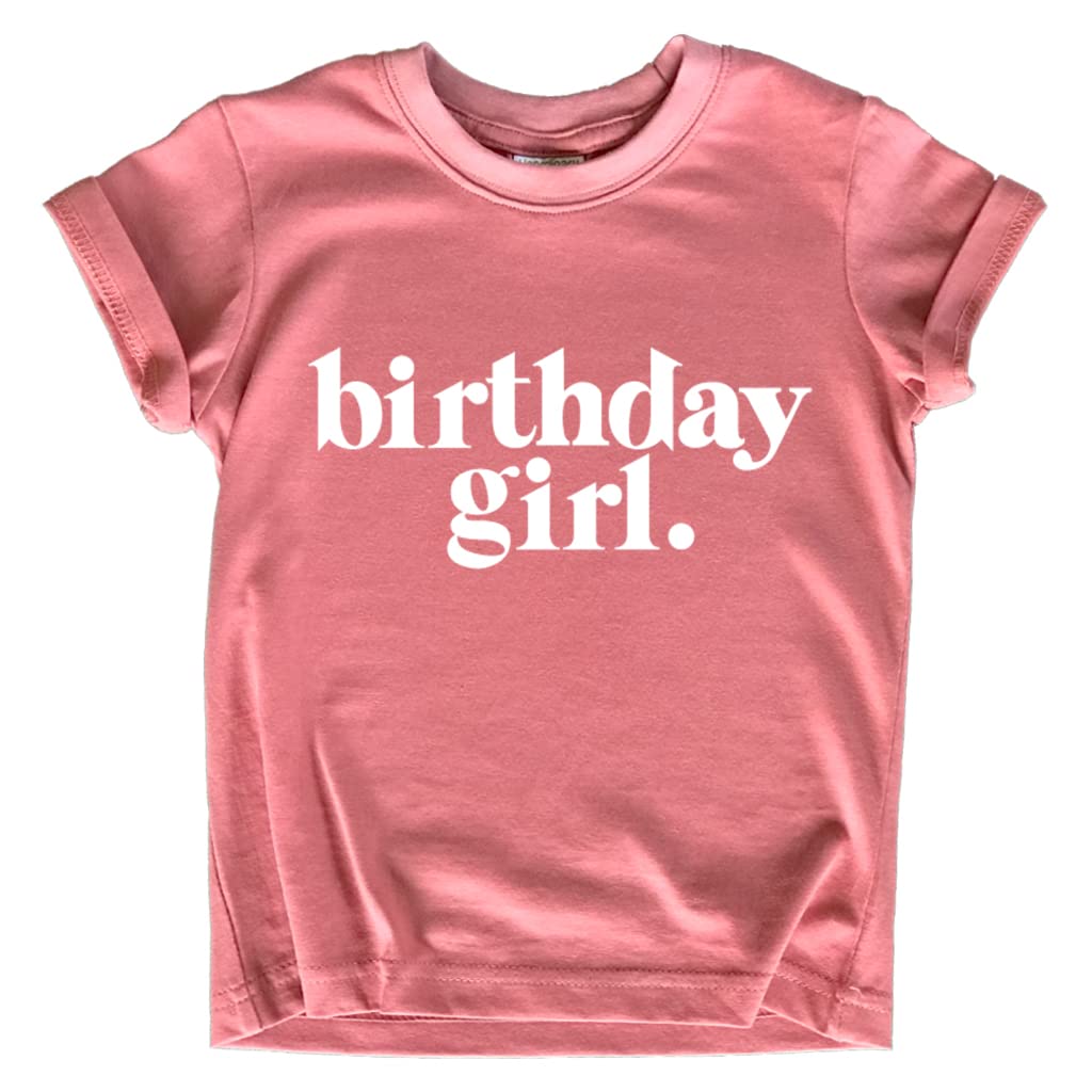 birthday girl shirt outfit year old kids for toddler 1st 2nd 3rd 4th 5th 6th 7th