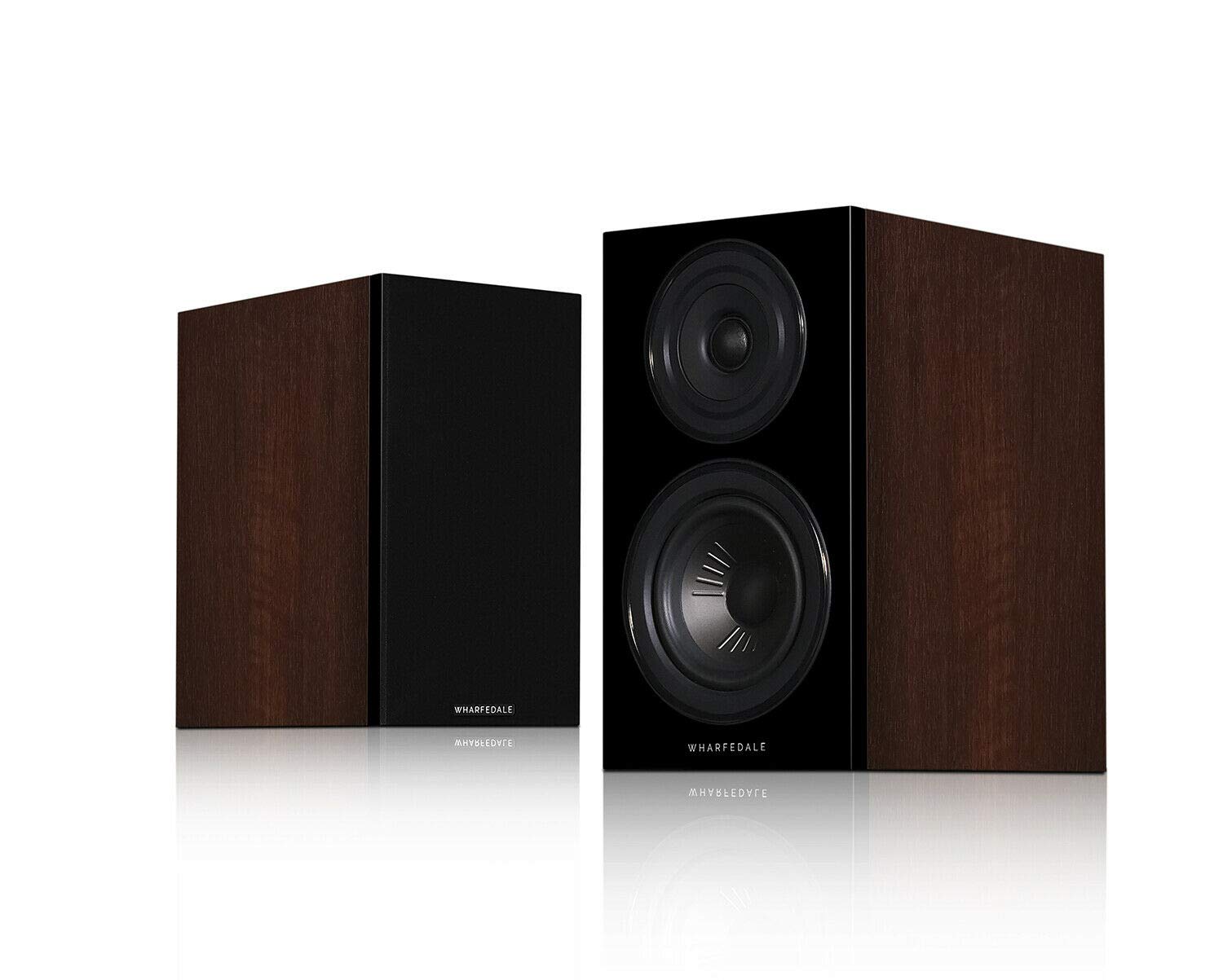 WharfedaleDiamond 12.1 Bookshelf or Standmount Speakers (Walnut Pearl)