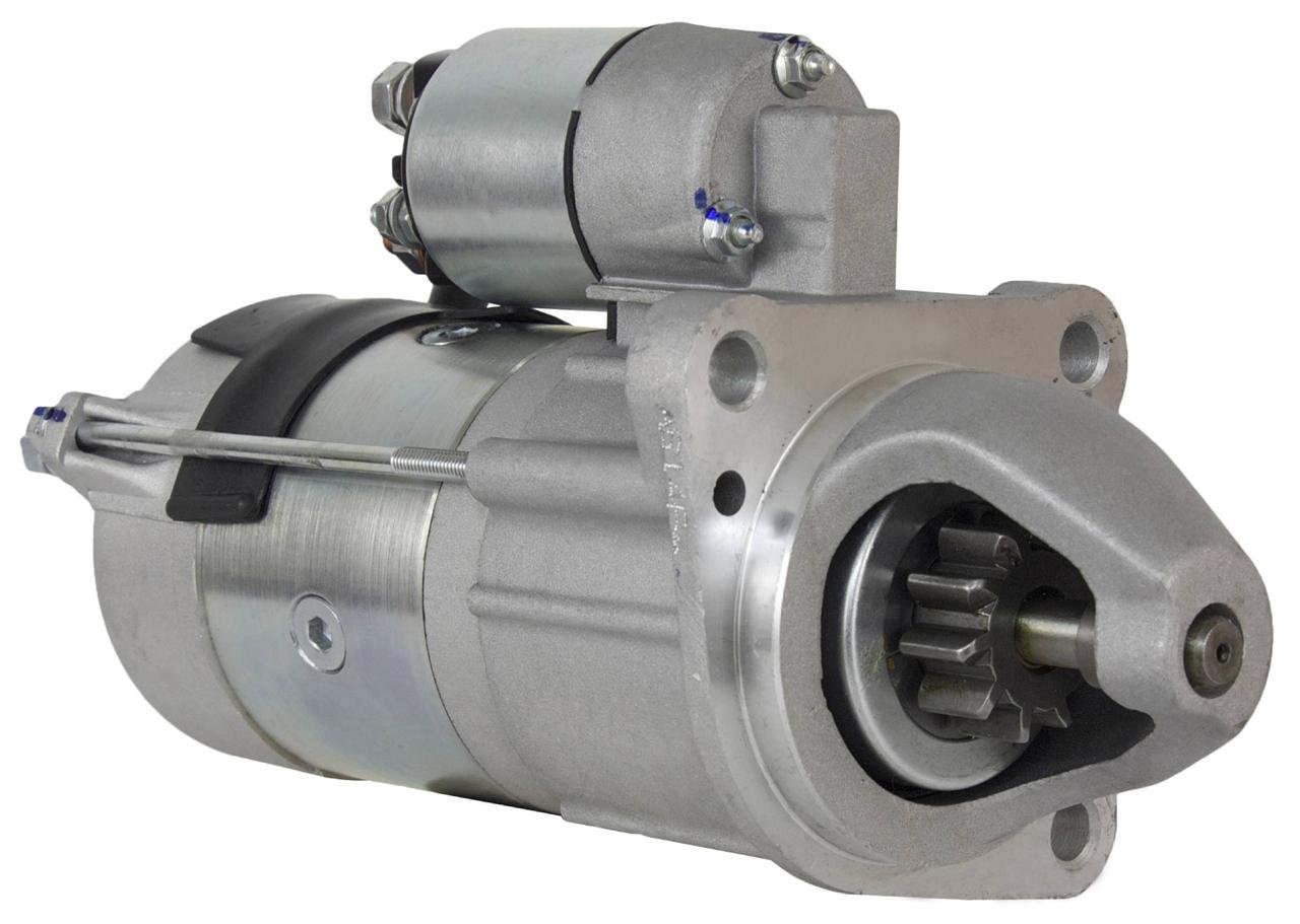 RareelectricalRAREELECTRICAL New 12V 10T Starter Motor Compatible with TEREX 760B 4X4 Backhoe Loader Perkins 2164 Engine